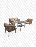 Artemis İkili Rattan Bahçe - Balkon Oturma Grubu