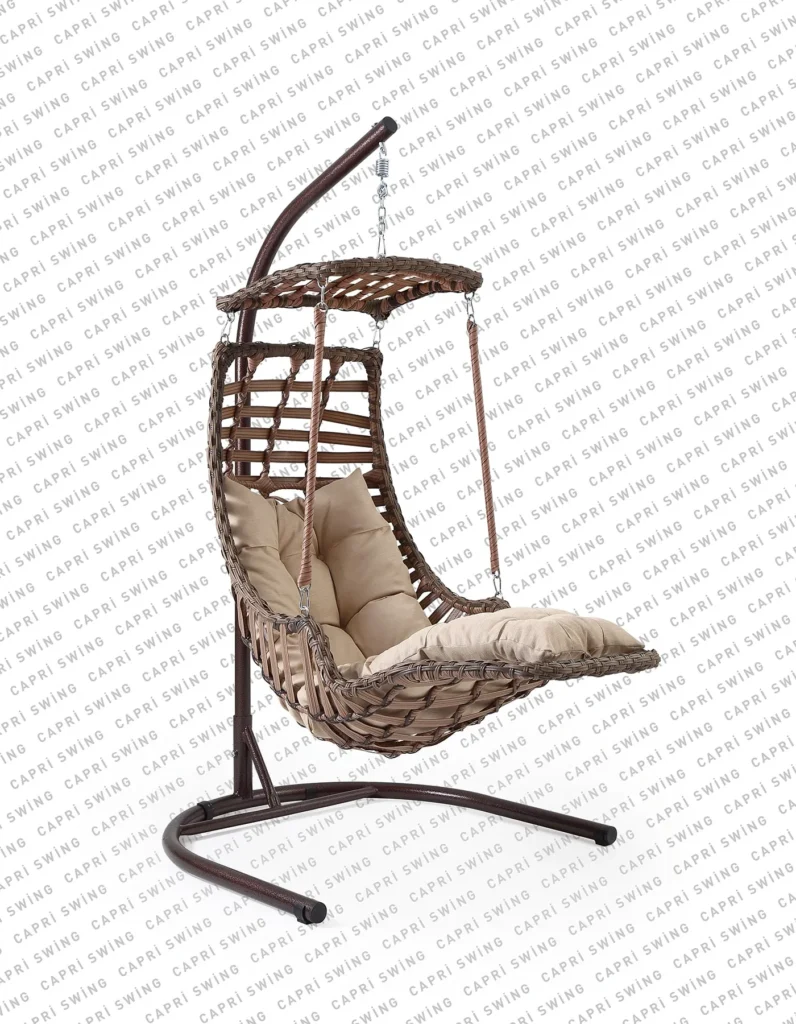 Alaçatı Plus Rattan Bahçe Balkon Salıncağı