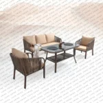 Artemis Üçlü Rattan Bahçe - Balkon Oturma Grubu