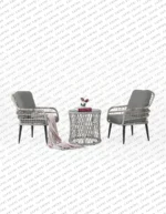 Pisa Tekli Rattan Bahçe Balkon Oturma Grubu