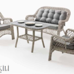 Lora İkili Rattan Bahçe - Balkon Oturma Grubu