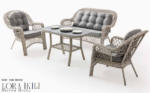 Lora İkili Rattan Bahçe - Balkon Oturma Grubu