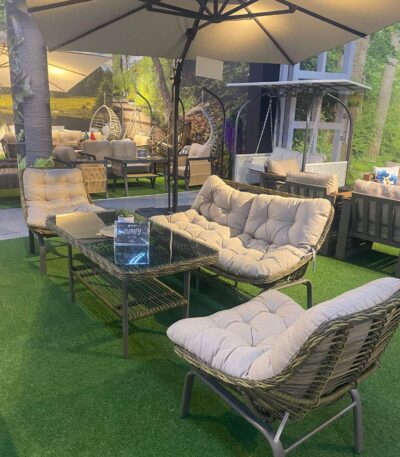 Sidney İkili Rattan Bahçe – Balkon Oturma Grubu