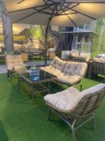 Sidney Üçlü Rattan Bahçe – Balkon Oturma Grubu